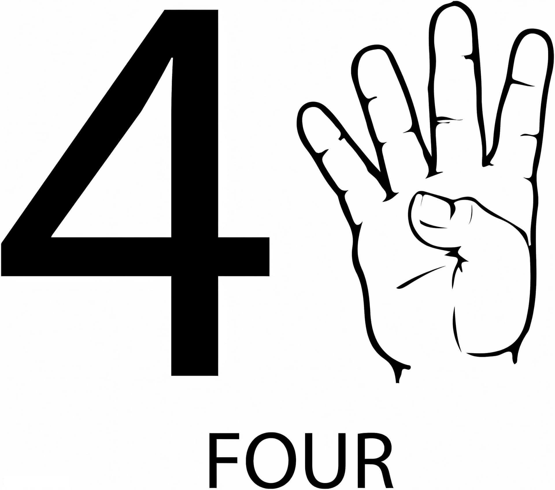 Sign Number 4