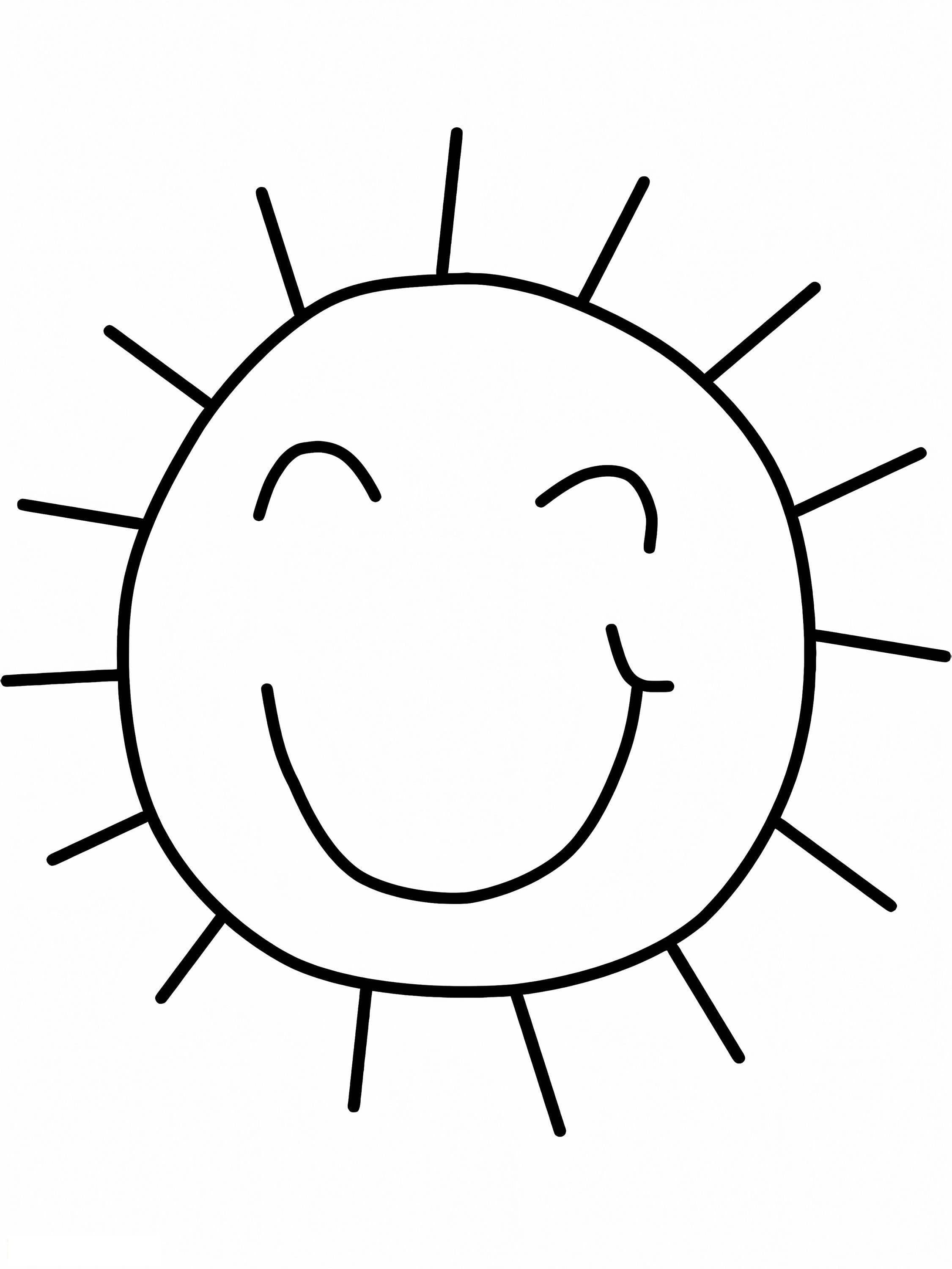 Sol Sonriente Sencillo