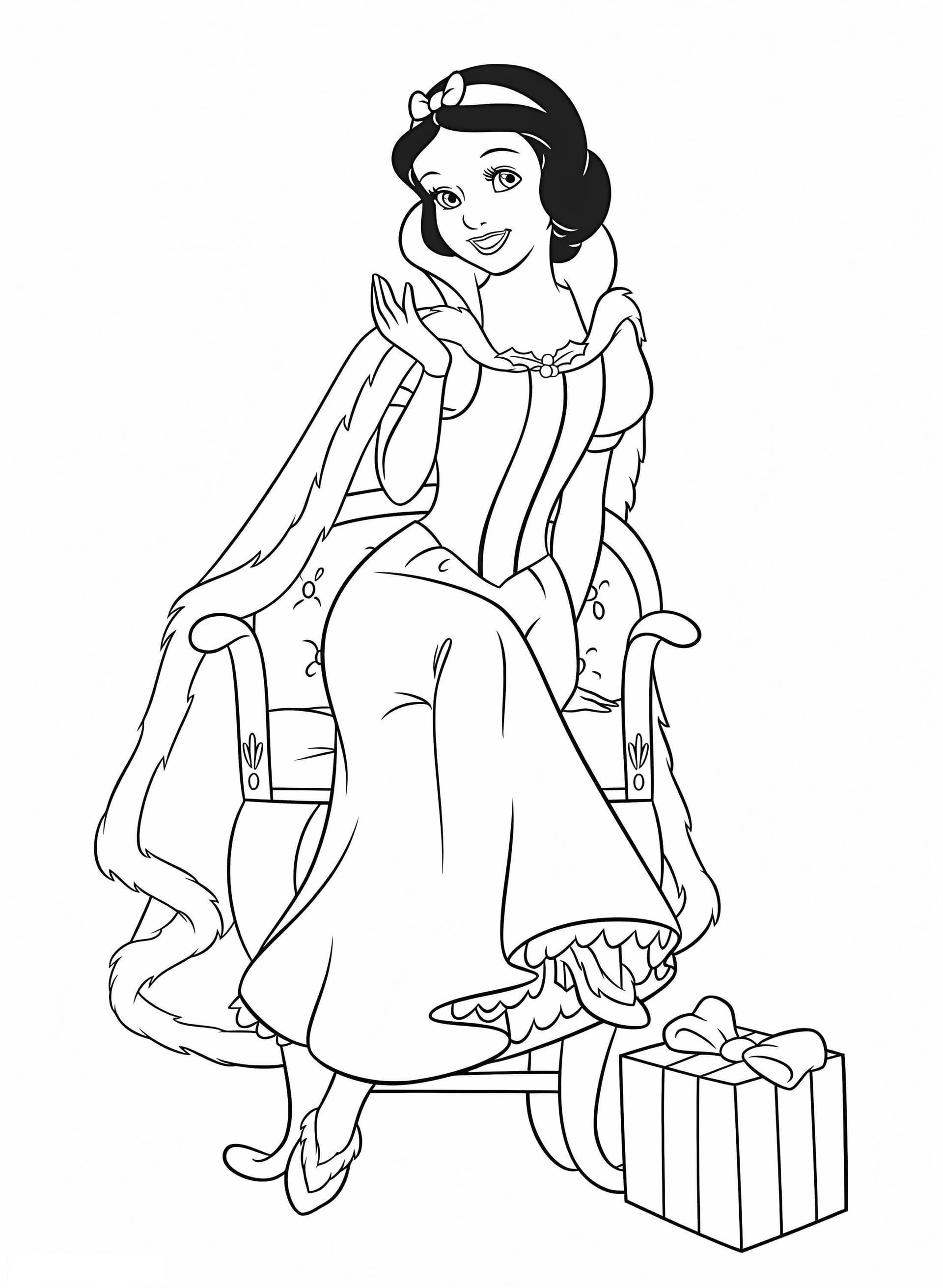 Snow White And Christmas Present