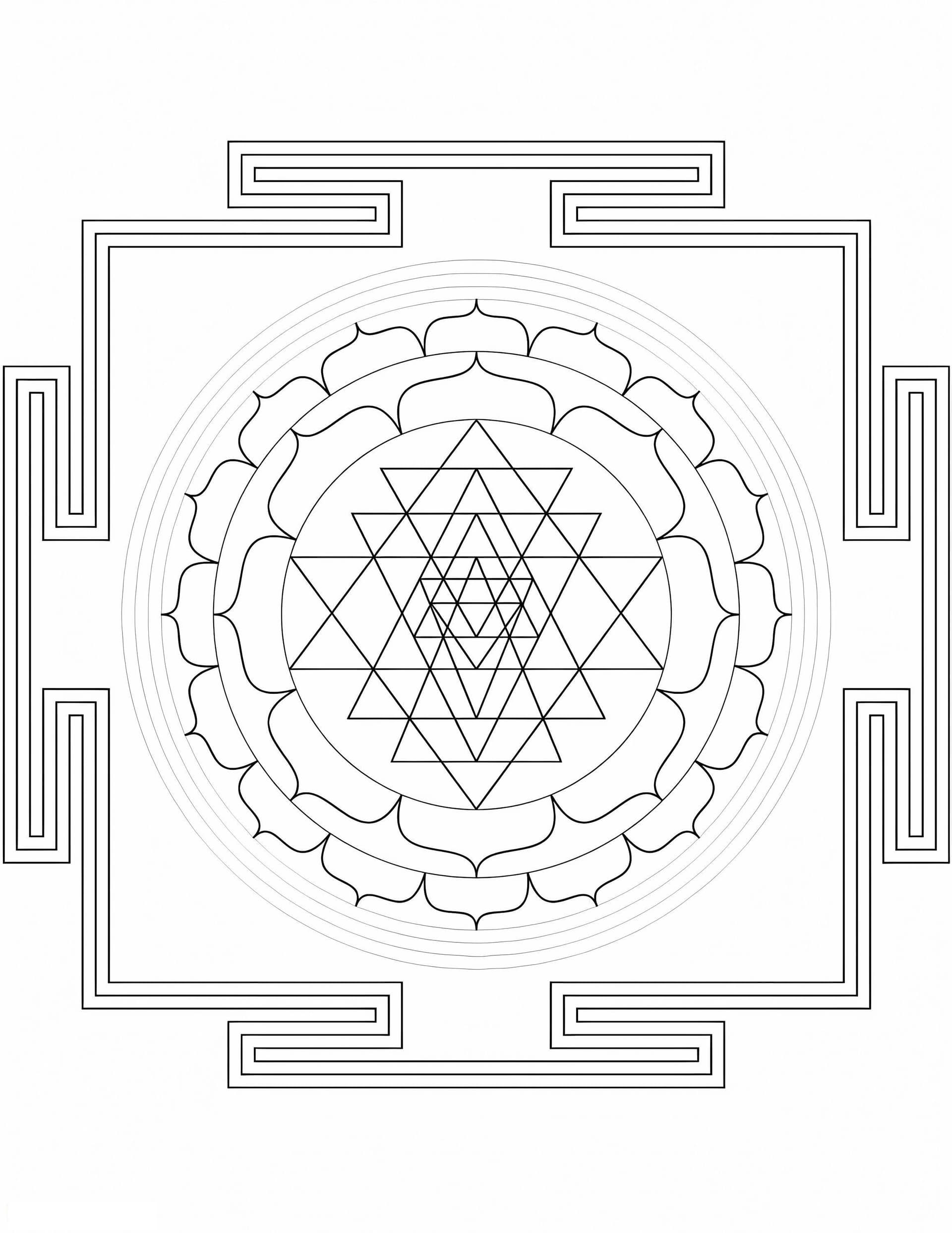 Sri Yantra Mandala