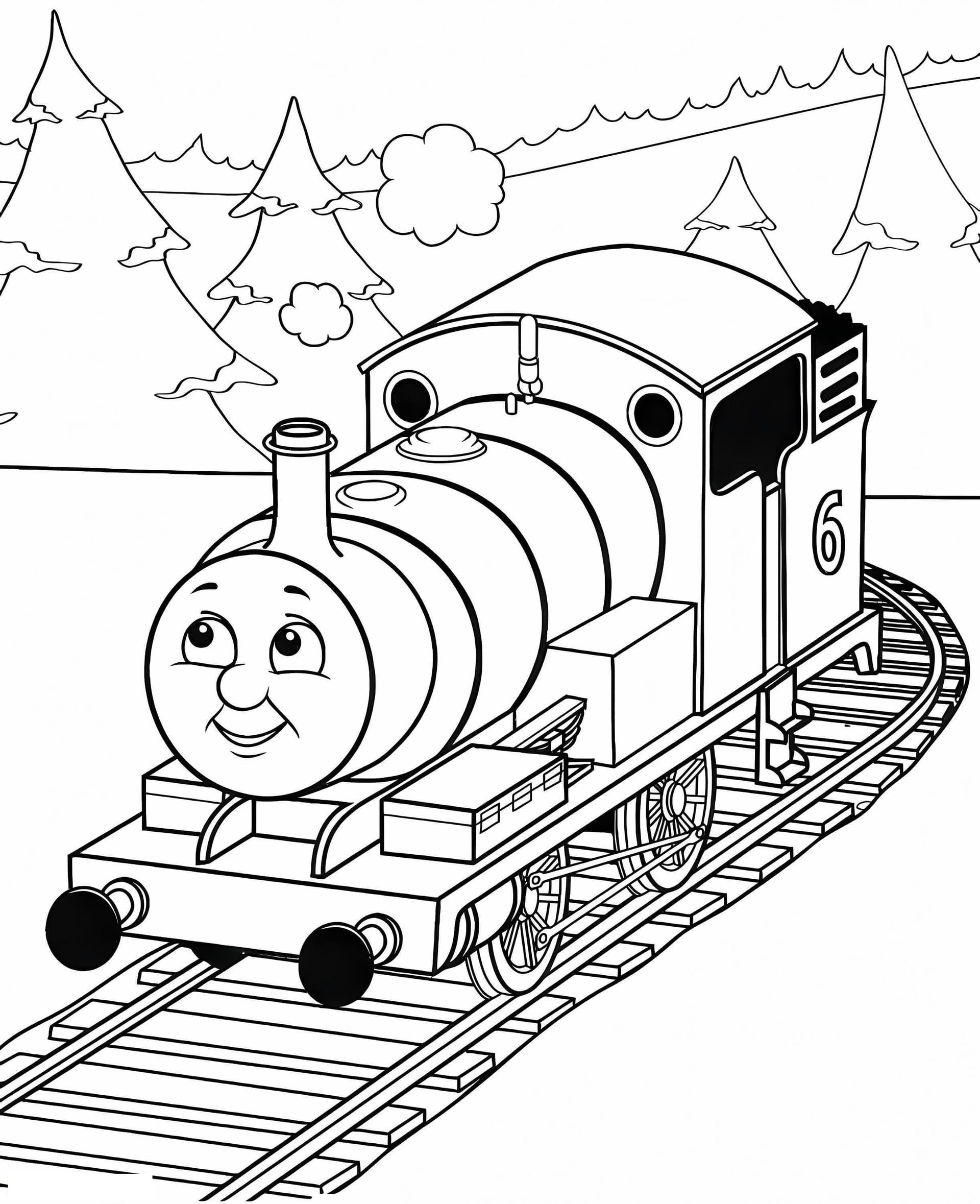 Thomas The Train Coloring Page 5