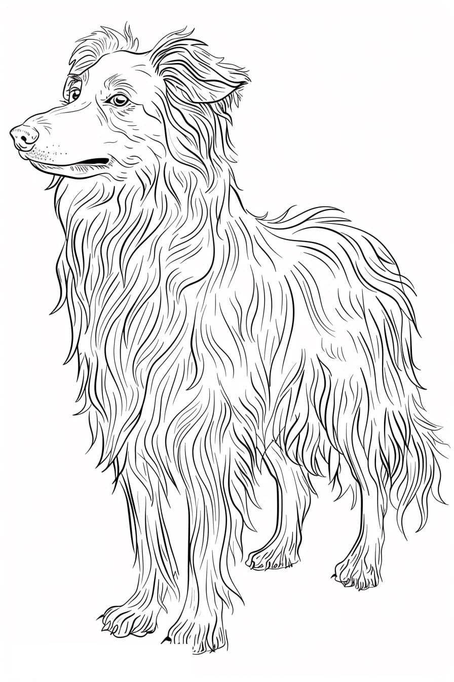 Afghan Hound cute 3