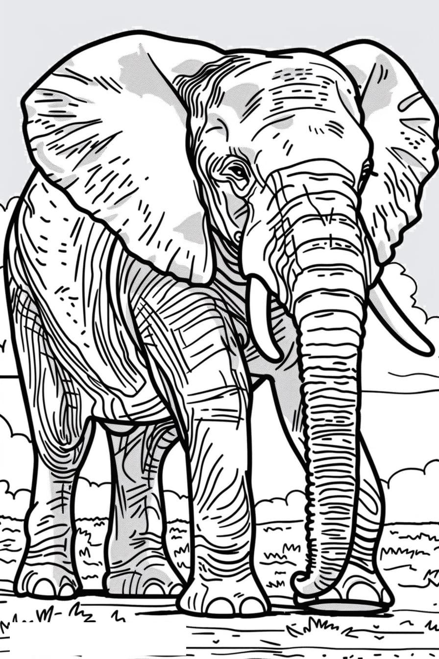 African Bush Elephant happy 2