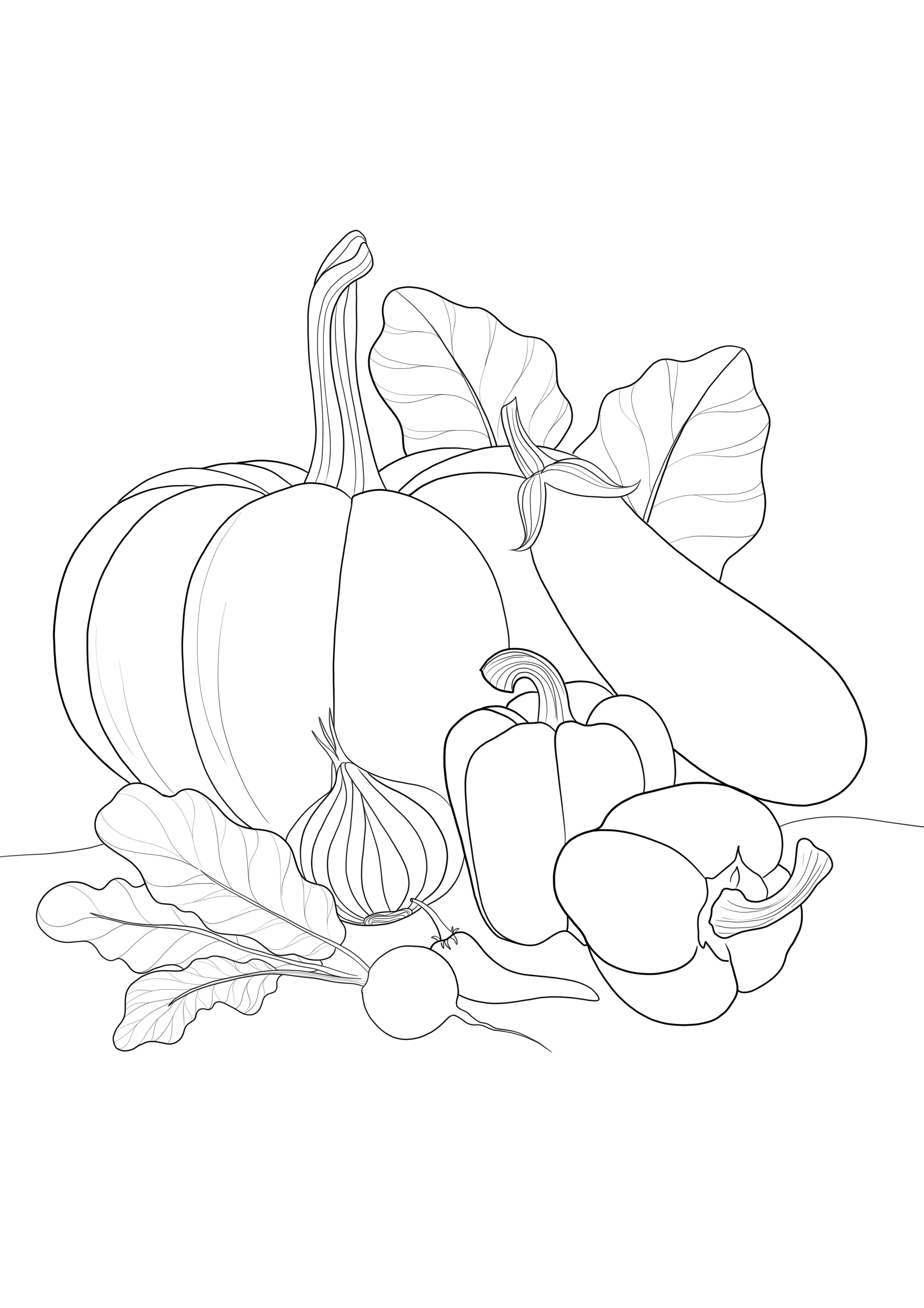 Autumn vegetables