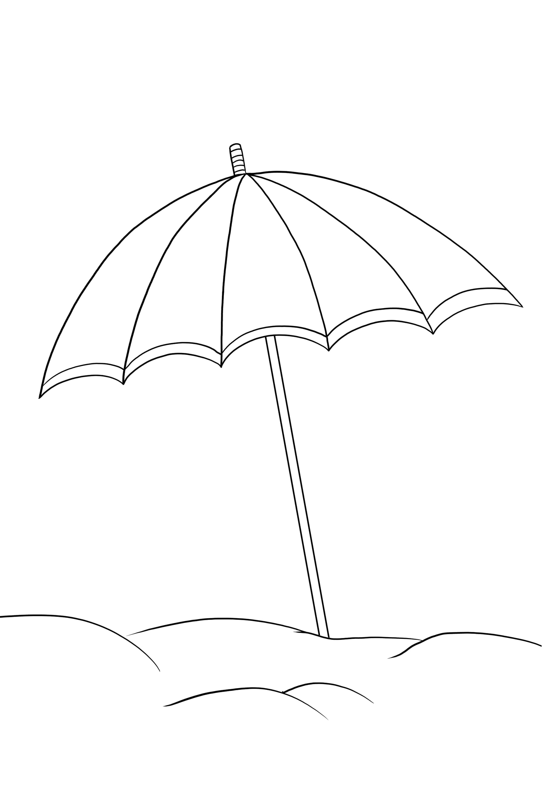 Beach umbrella