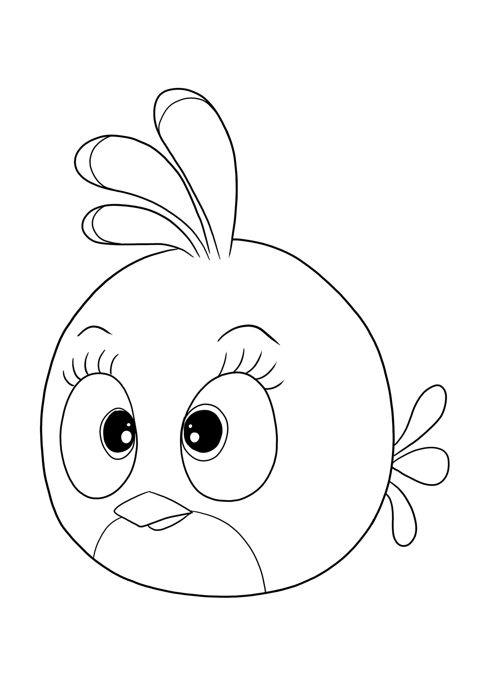 Cute Stella from Angry Birds