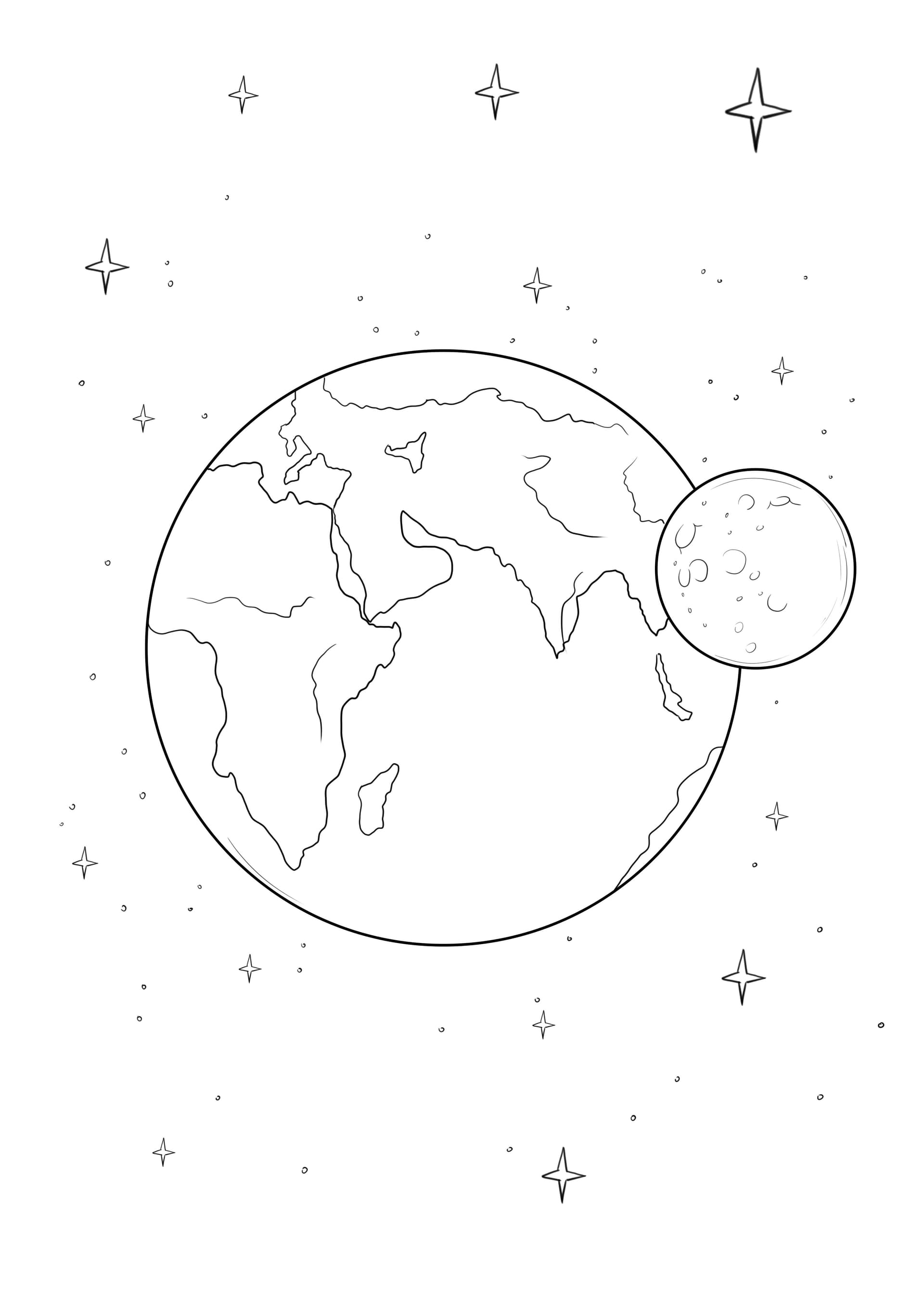 Earth and Moon