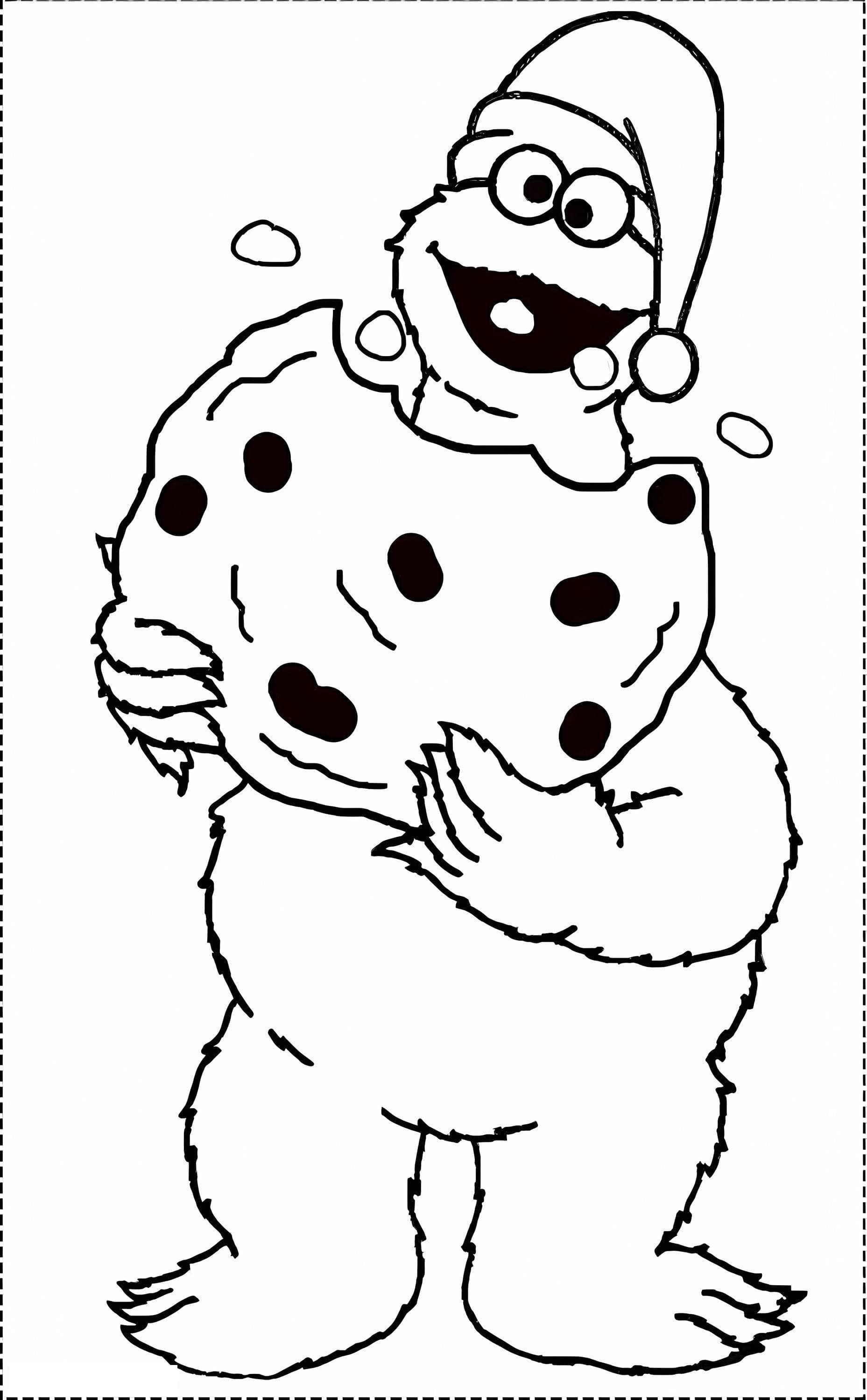 Elmo Eating Big Cookie