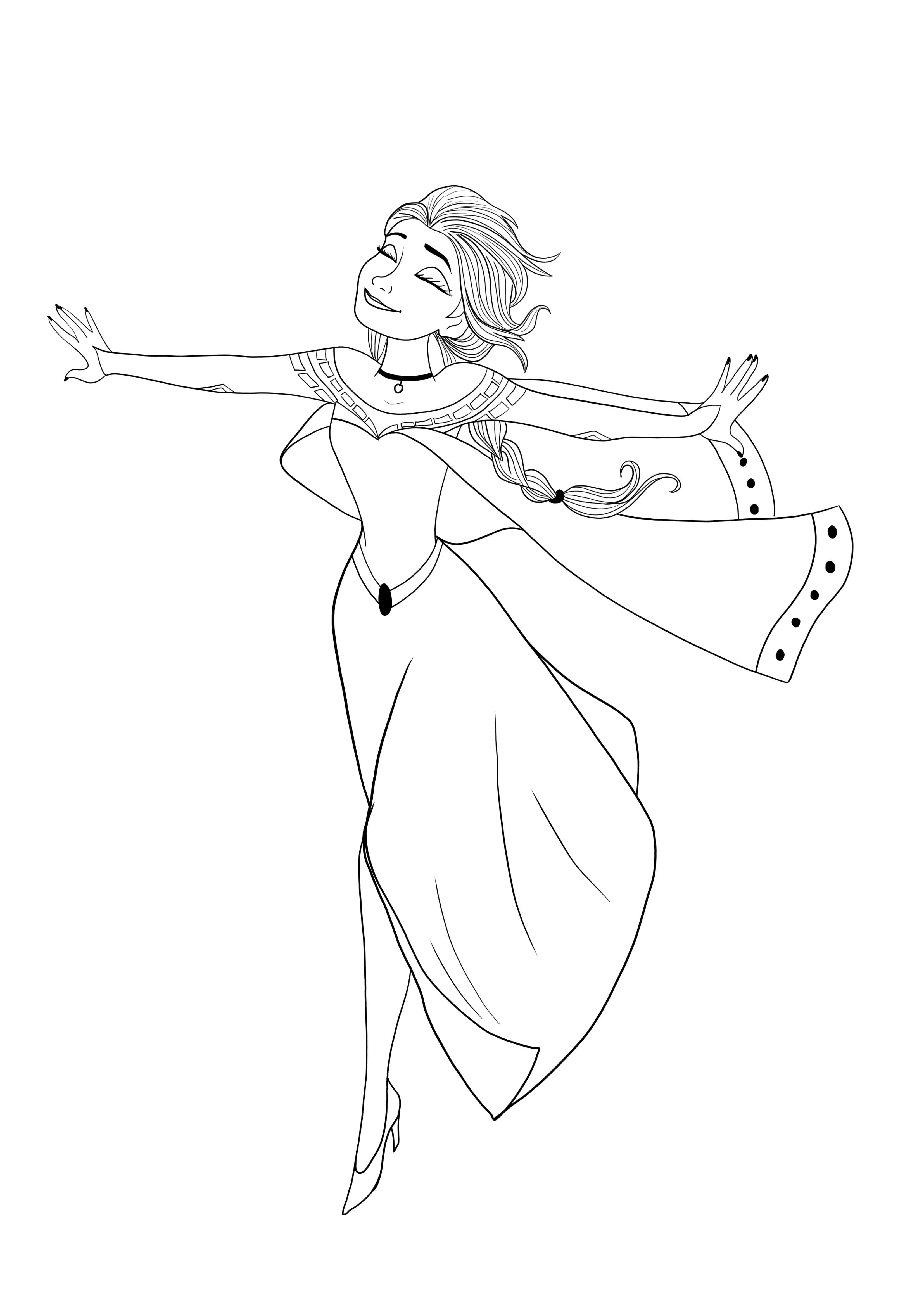 Elsa bailando