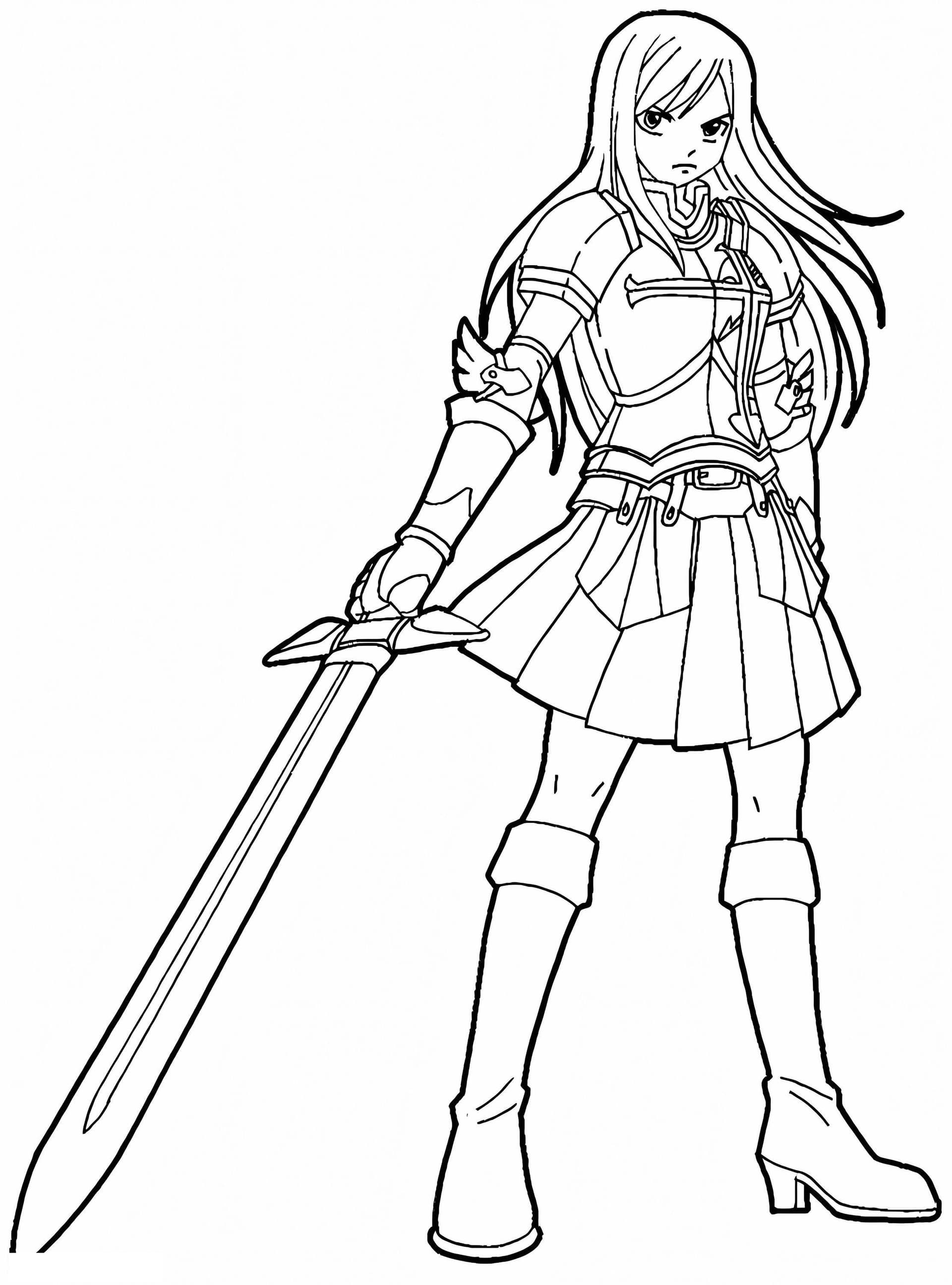 Erza De Fairy Tail 759X1024
