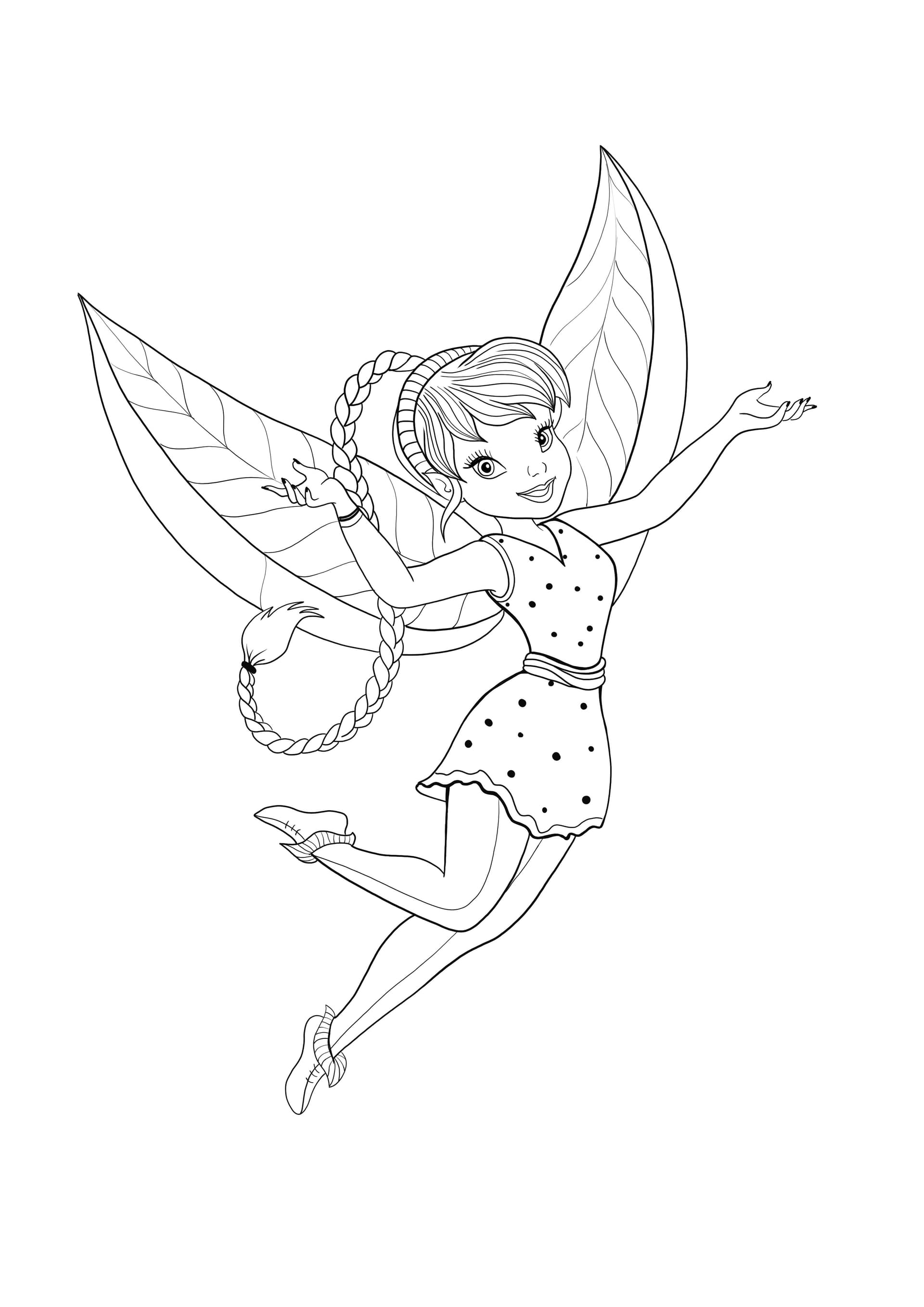 Fawn-flying fairy