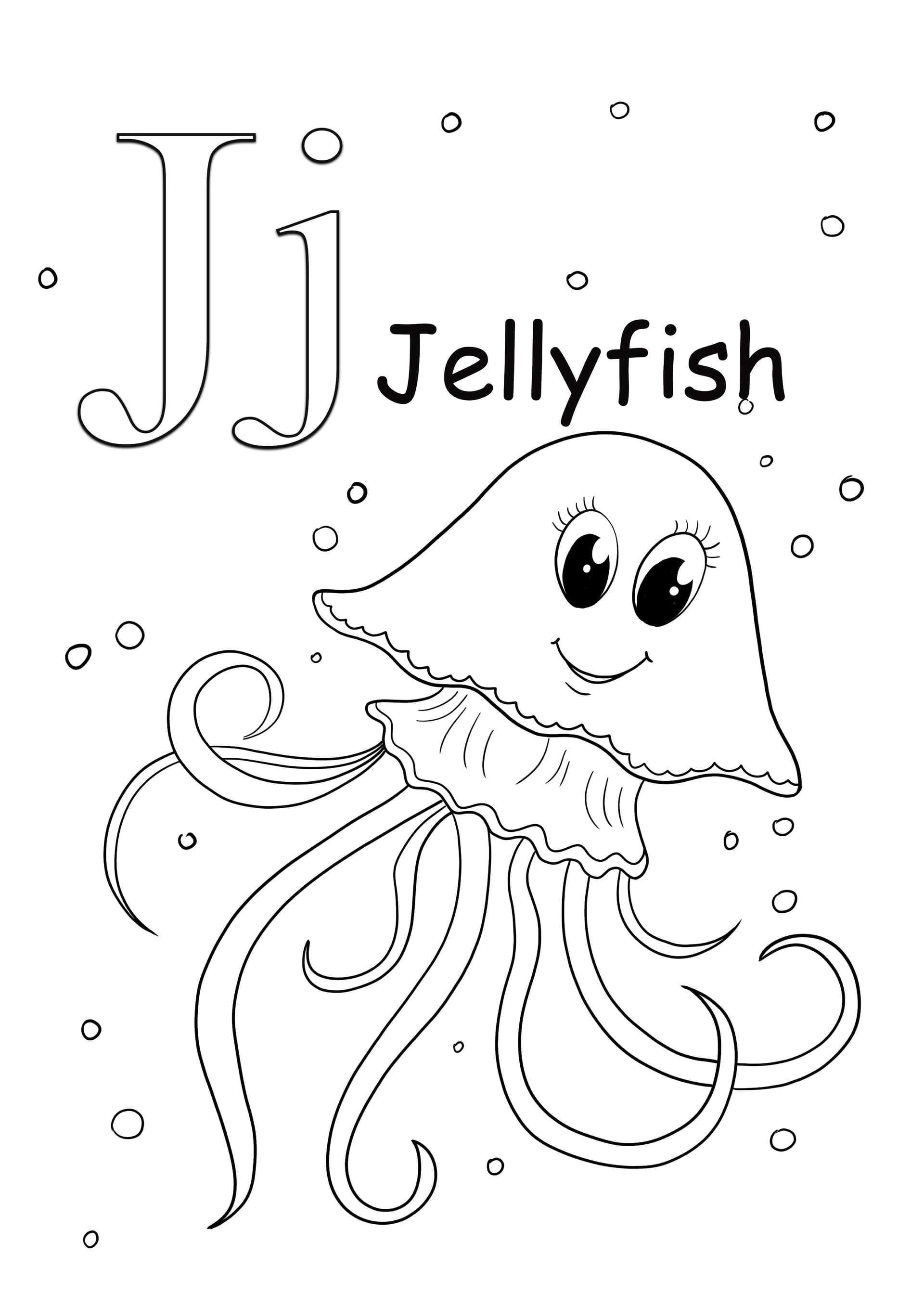 J is for jellyfish