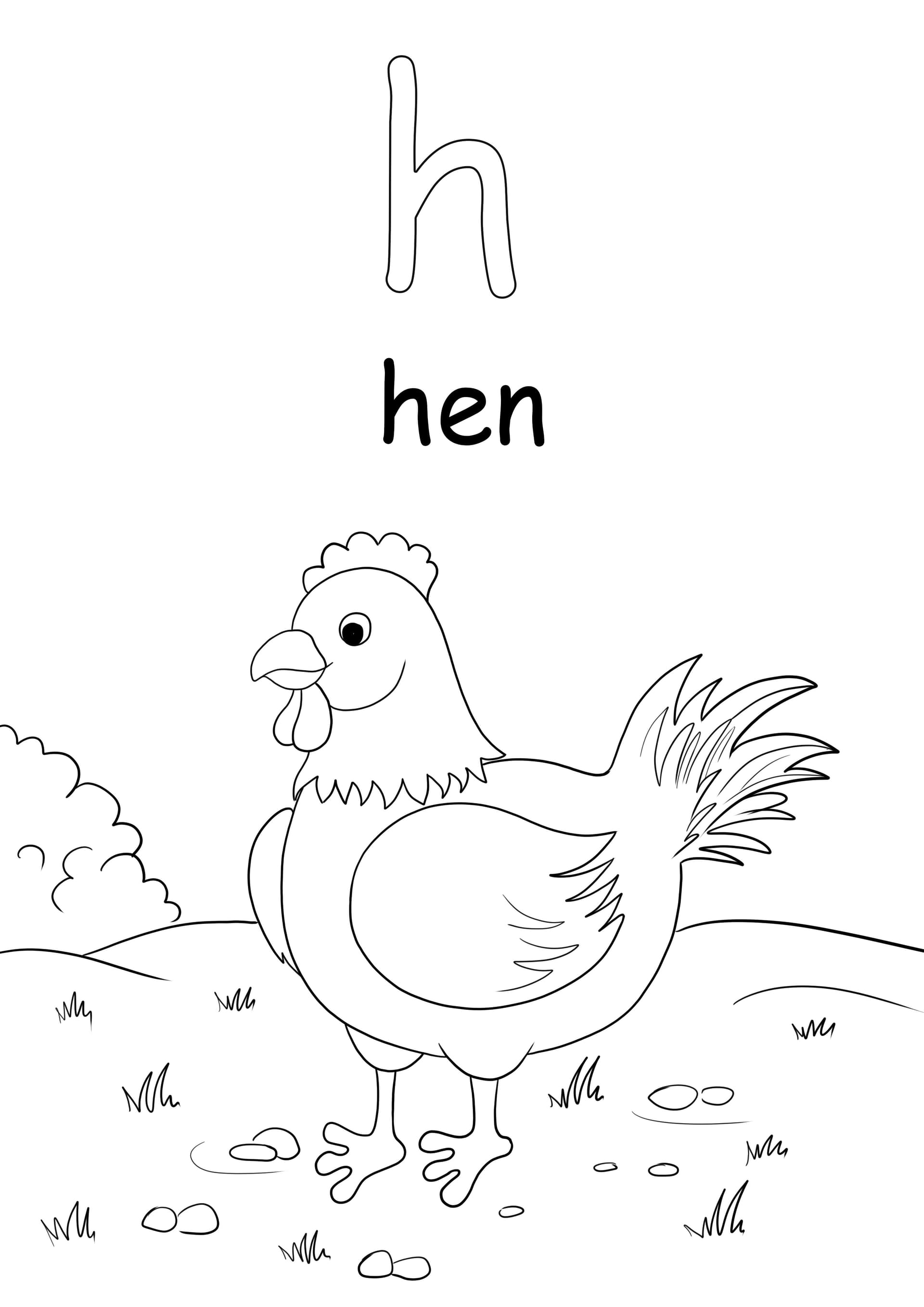 Lowercase h letter