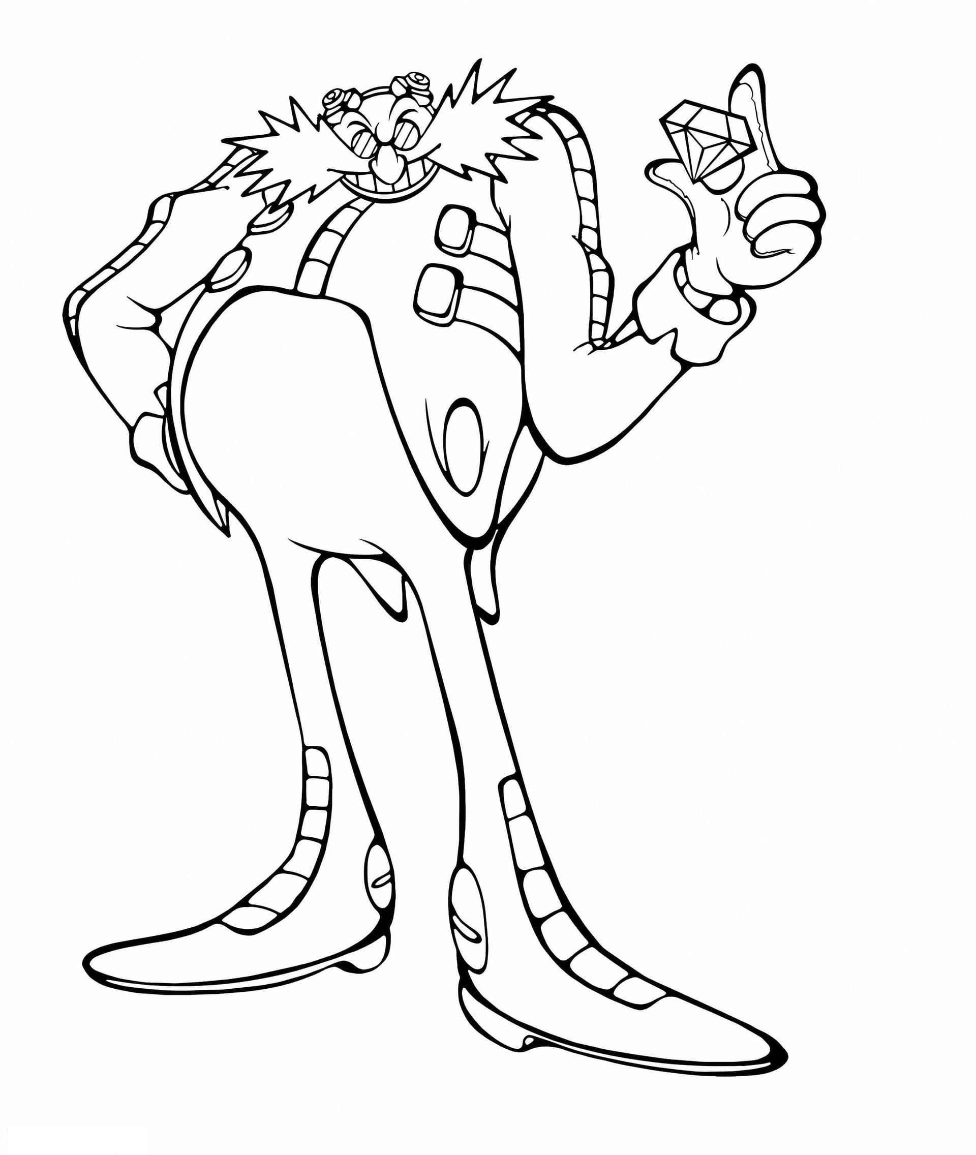 Doctor Eggman With Diamonds