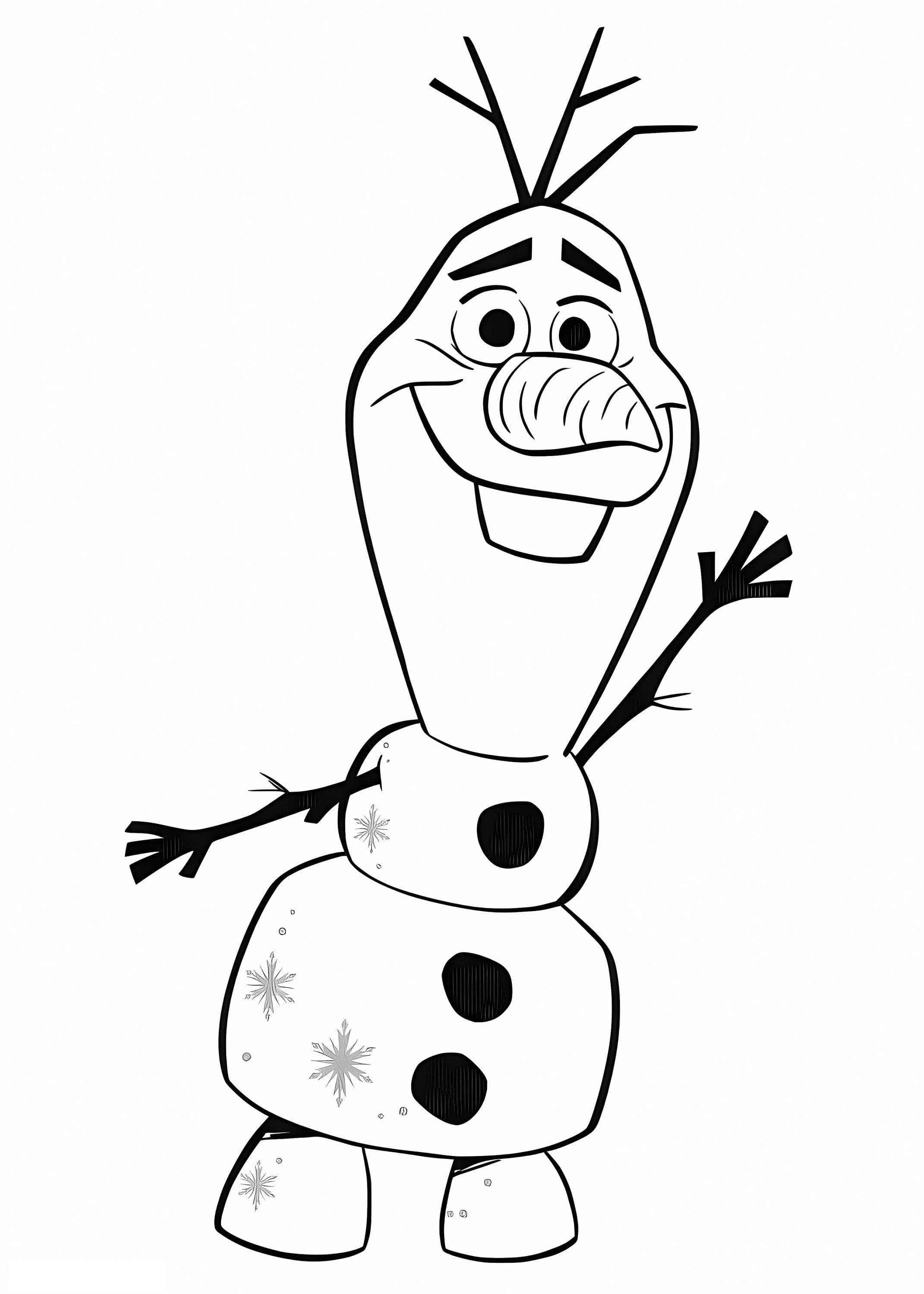 Olaf saludando