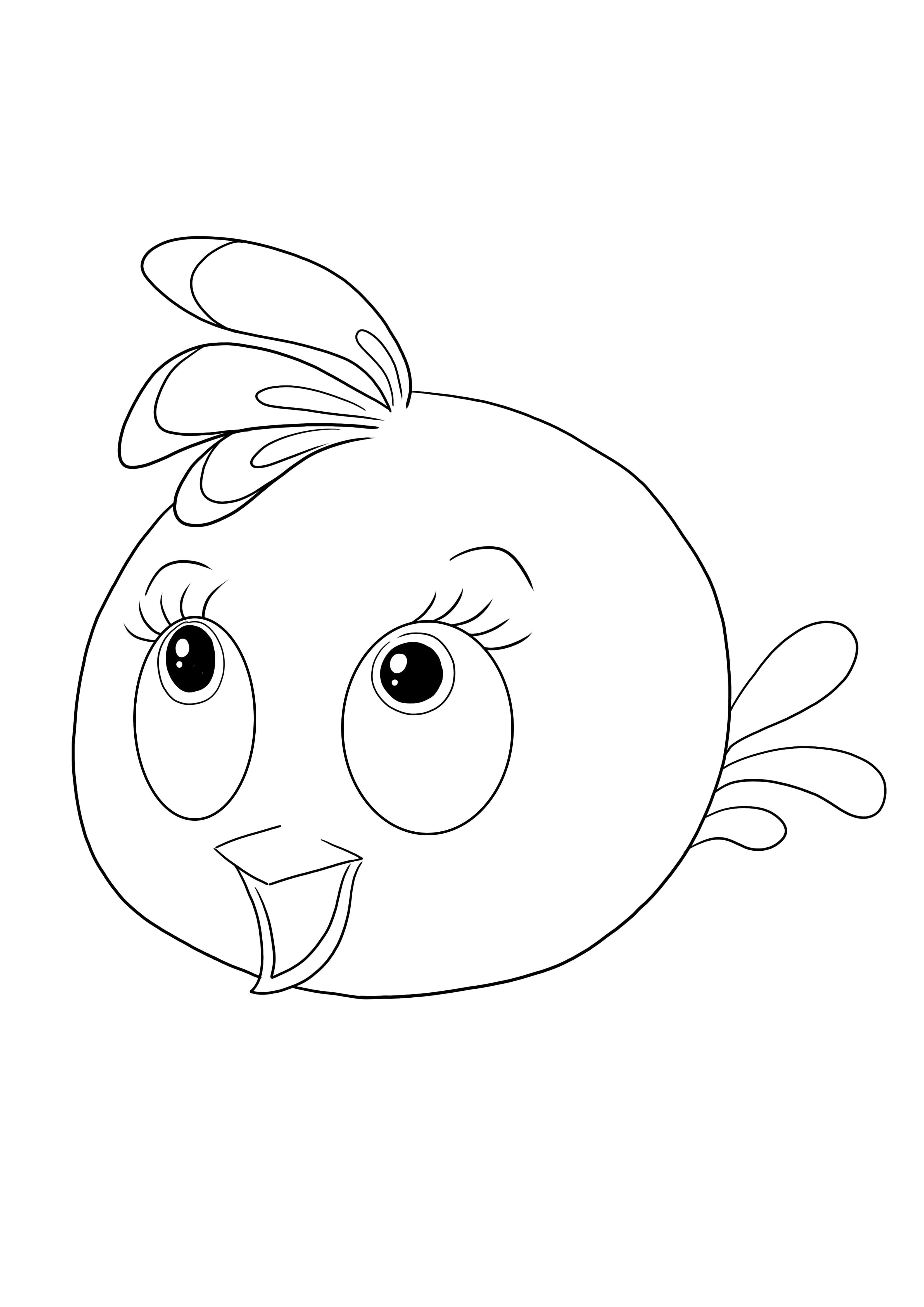 Stella from Angry birds