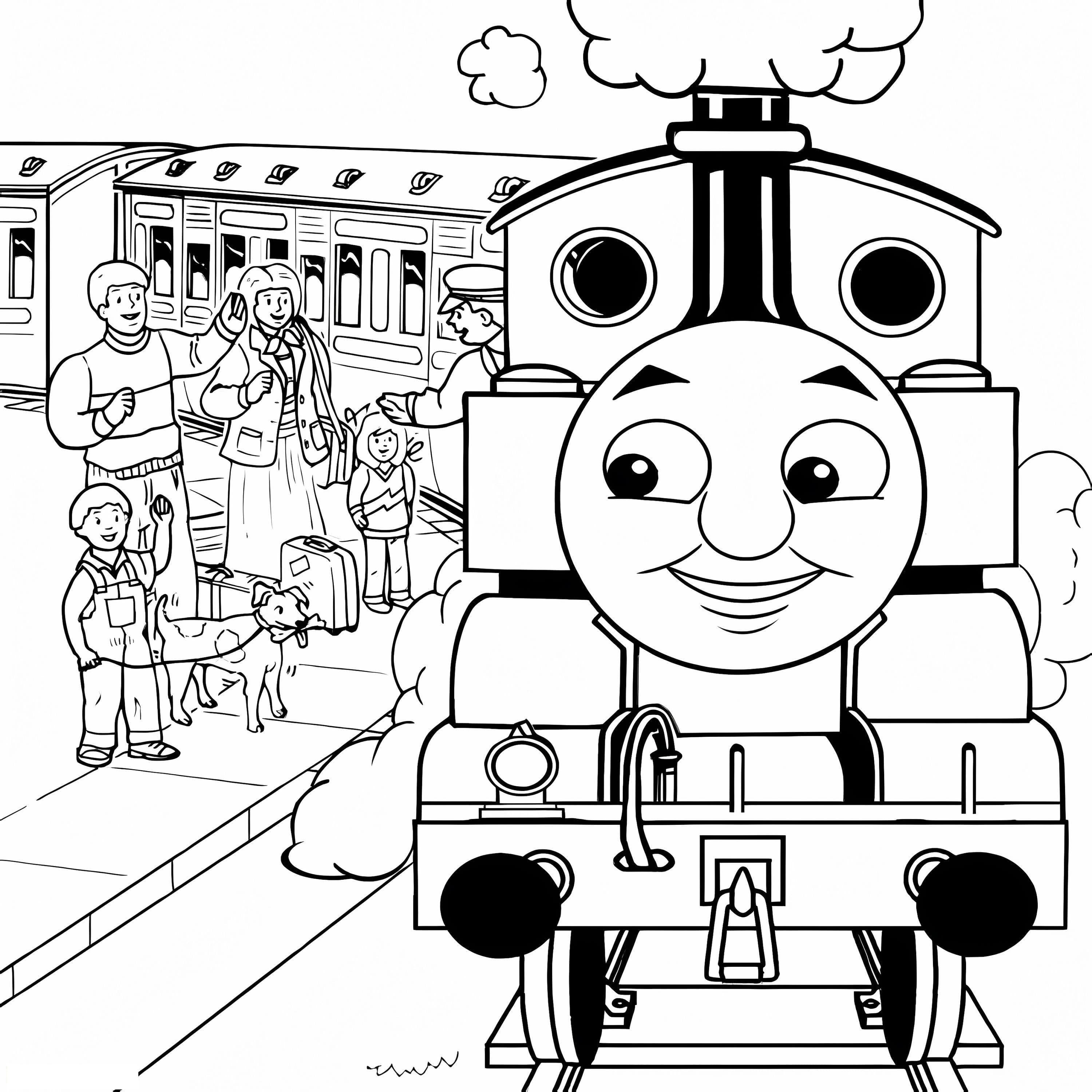 Thomas el tren y la gente